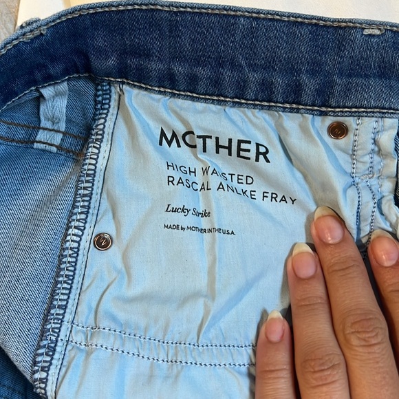 Mother denim -high waisted rascal ankle fray - Picture 3 of 12